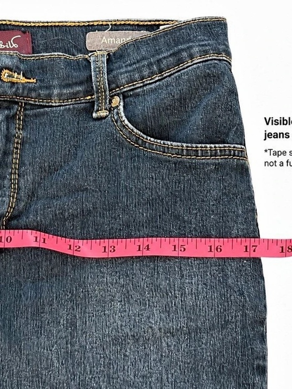 Gloria Vanderbilt Amanda Women’s Straight-Leg Jeans Size 8 - Picture 4 of 7